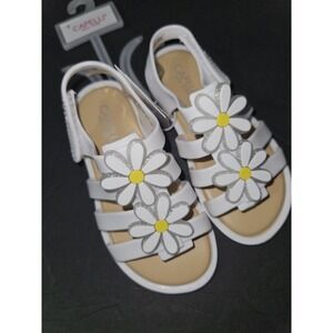Size 8 Toddler Girls Capelli New York Daisy Jelly Sandals New